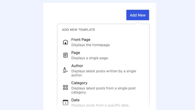 WordPress 6.1新模板