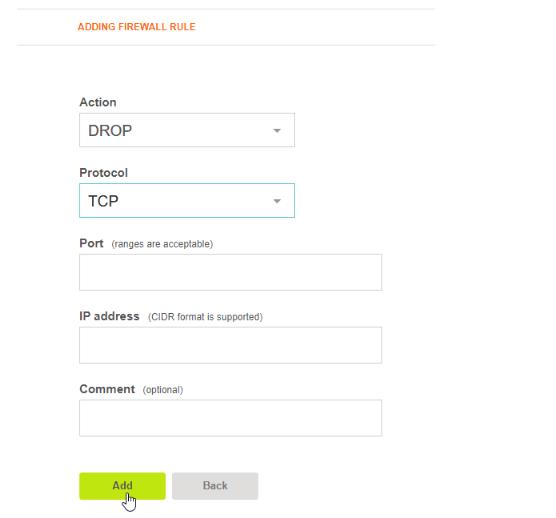 添加防火墙规则