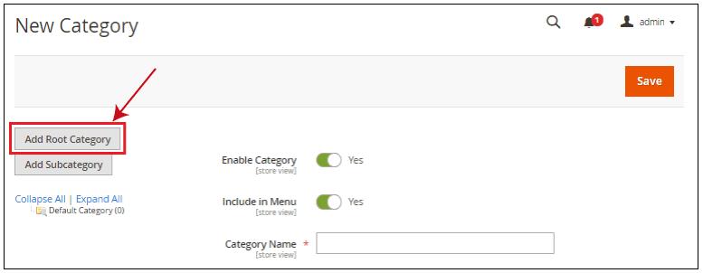 Magento如何创建产品类别