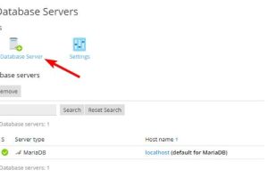 添加数据库服务器