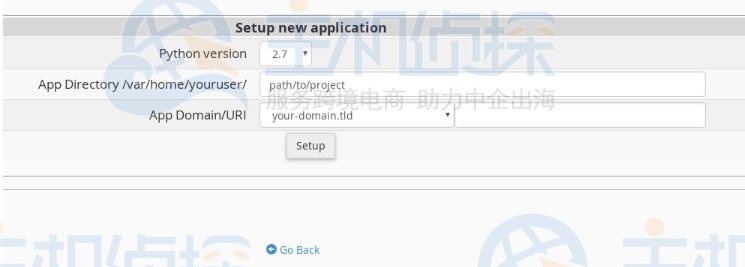 设置Python应用程序
