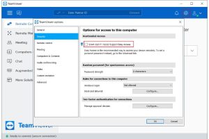 TeamViewer轻松访问设置