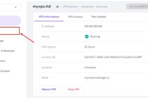 更改Hostinger国外VPS主机名