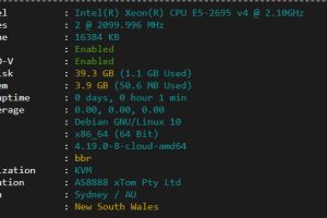 HostKvm澳大利亚VPS评测