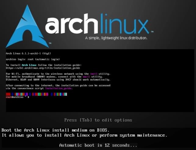 Arch Linux 2023.01.01