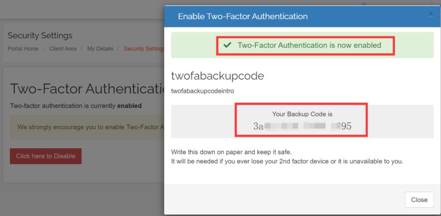 RAKsmart账号启用动态身份验证