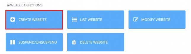 CyberPanel面板创建网站