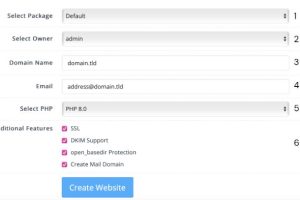 CyberPanel面板创建网站