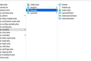 通过FTP安装Avada主题