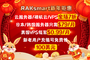 RAKsmart新年钜惠