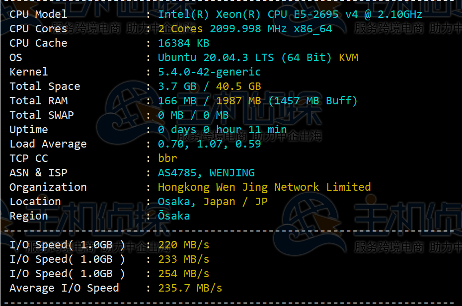 LOCVPS日本VPS评测