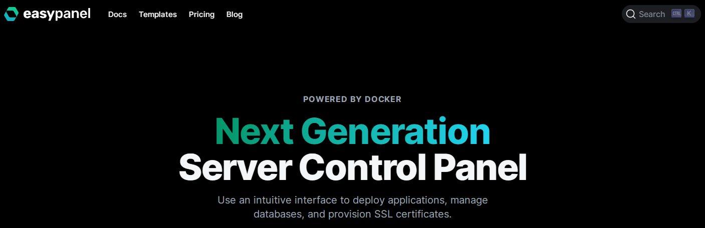 Easypanel主要功能和优势介绍