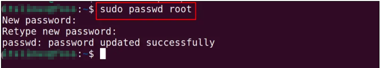 在Ubuntu中启用root用户