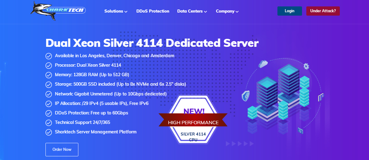 Sharktech高性能美国服务器和荷兰服务器新品上线