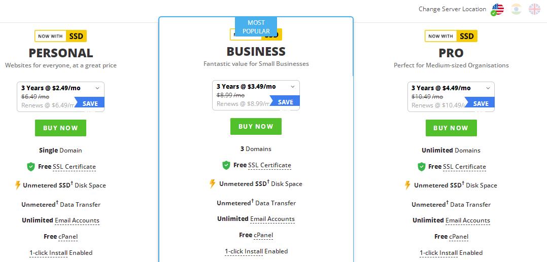 美国虚拟主机租用服务商推荐