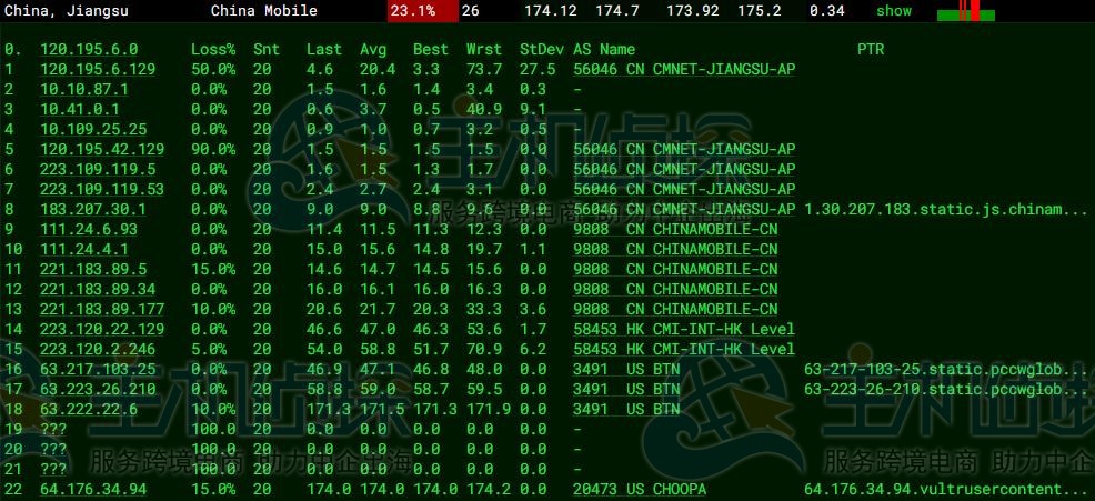 Vultr日本大阪机房评测