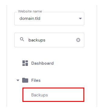 在Hostinger主机中下载网站备份的方法步骤