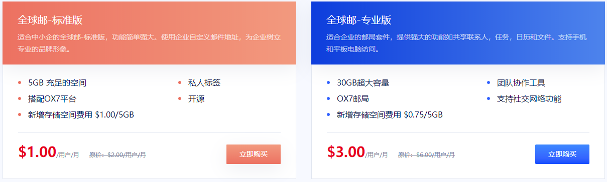 国外邮箱购买平台