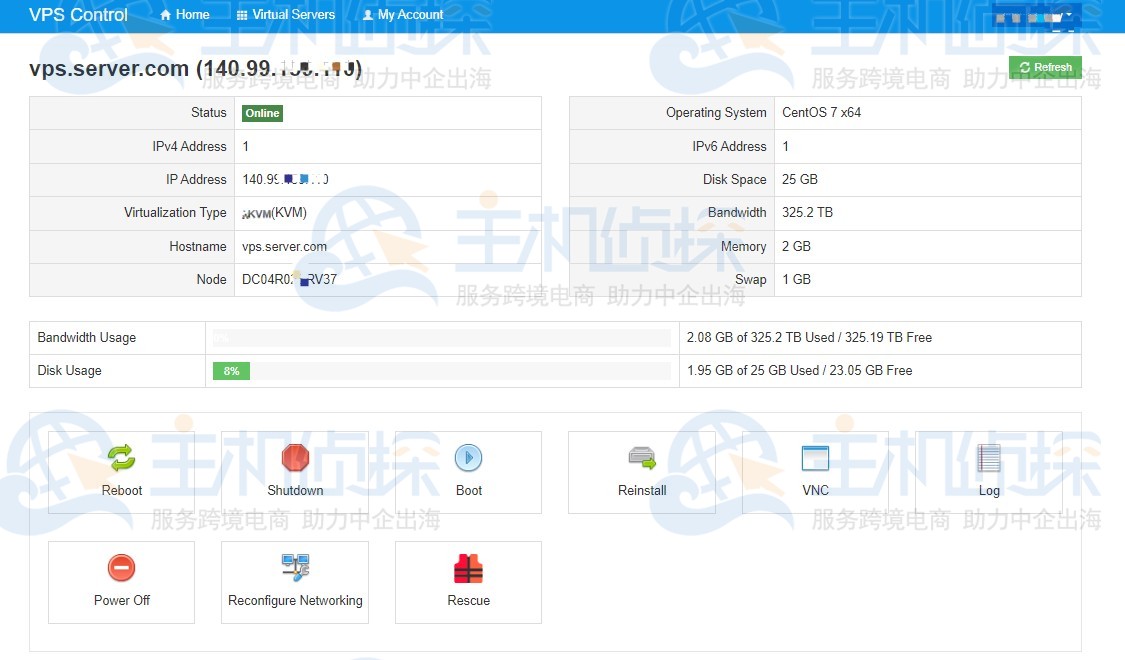 DediPath美国VPS服务器重装系统