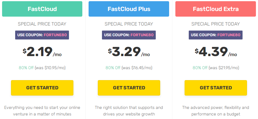 FastComet虚拟主机优惠