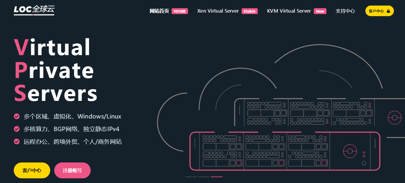 LOCVPS香港和日本VPS享8折优惠