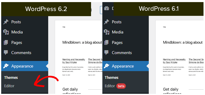 WordPress 6.2新功能和特性