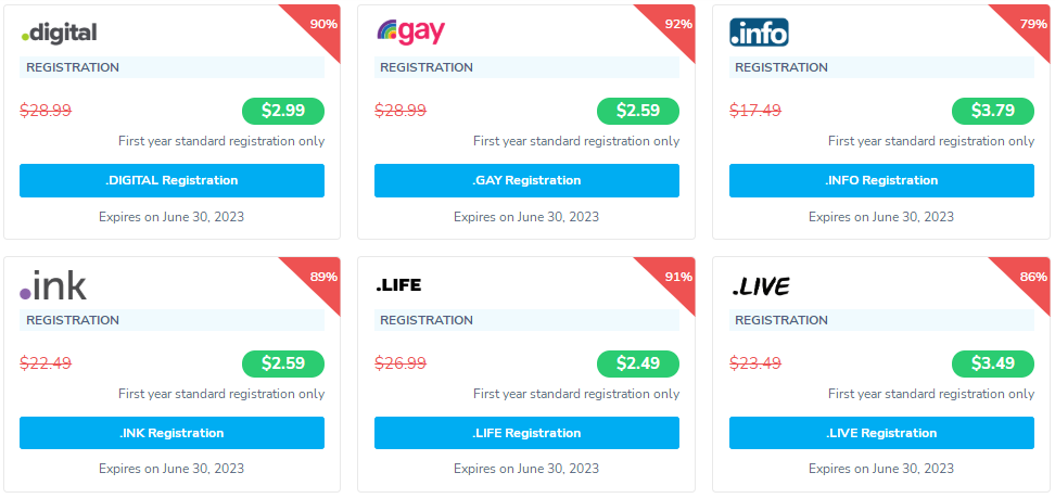 NameSilo2023年3月域名优惠活动