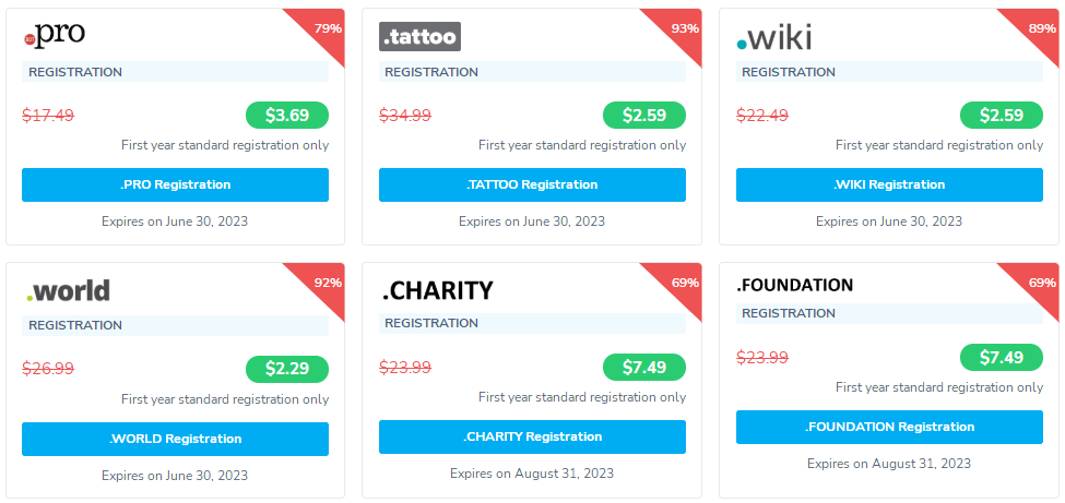 NameSilo2023年3月域名优惠活动