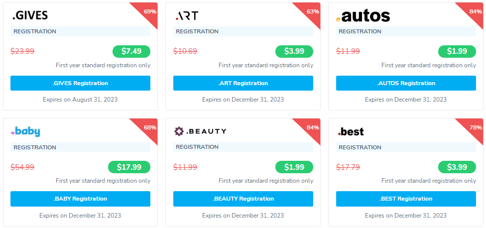 NameSilo2023年3月域名优惠活动