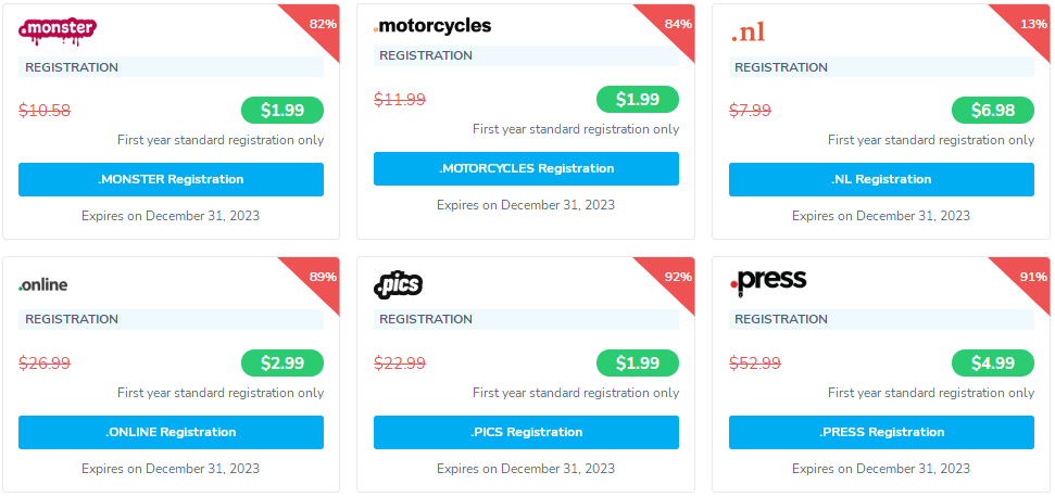 NameSilo2023年3月域名优惠活动