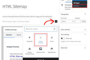 WordPress添加HTML网站地图