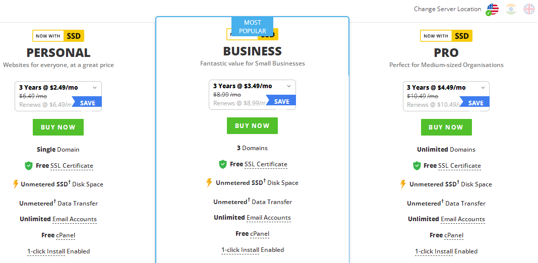 美国Linux虚拟主机推荐