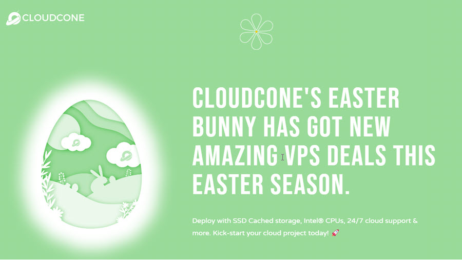 CloudCone复活节活动