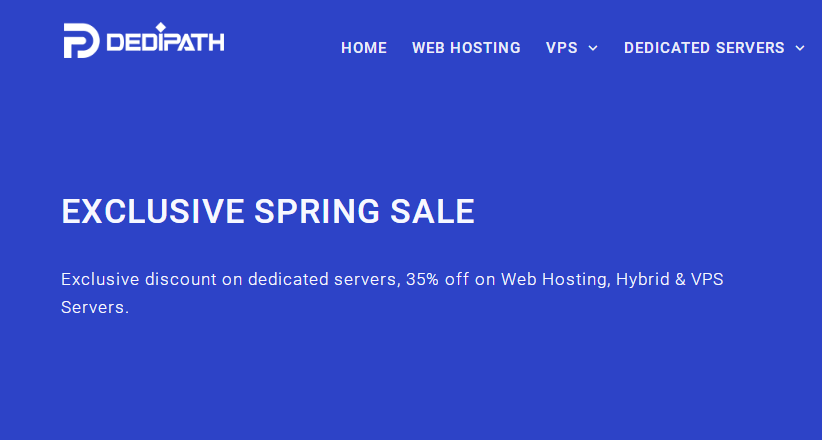 DediPath四月活动