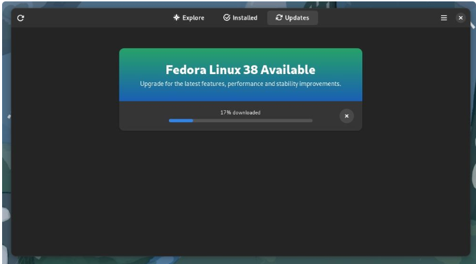 Fedora 37升级到Fedora 38的操作步骤