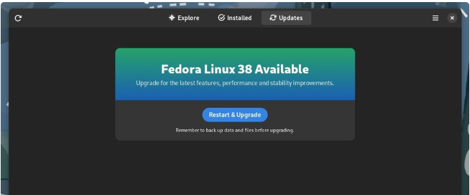 Fedora 37升级到Fedora 38的操作步骤