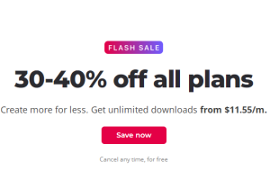 Envato Elements闪购活动