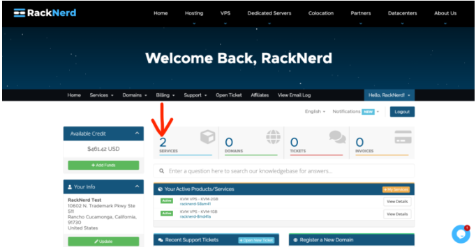 RackNerd VPS更换主IPv4地址