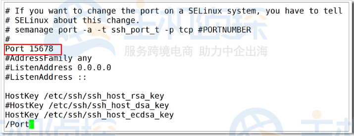 编辑SSH配置文件
