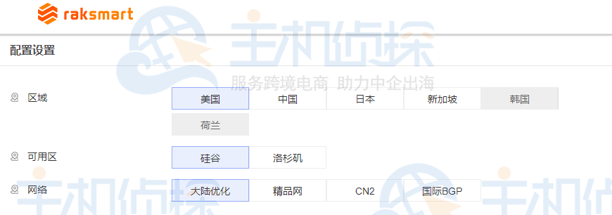 RAKsmart VPS服务器配置