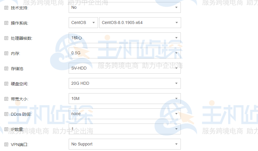 RAKsmart VPS服务器配置