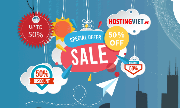 HostingViet越南服务器5折优惠