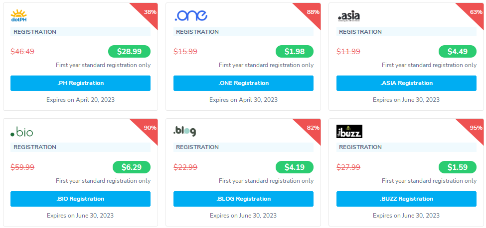 NameSilo域名优惠活动