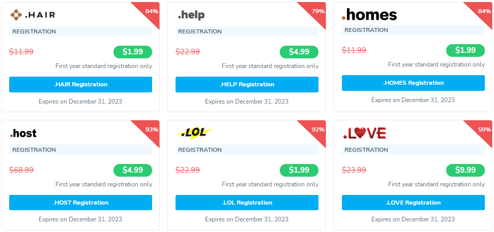 NameSilo域名优惠活动