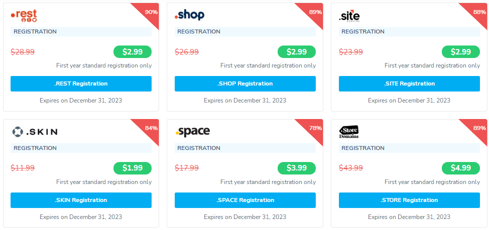 NameSilo域名优惠活动