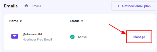 创建Hostinger电子邮件账户