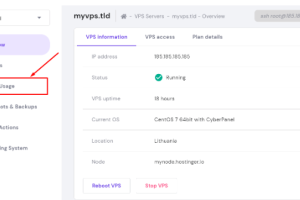 Hostinger国外VPS服务器资源使用情况