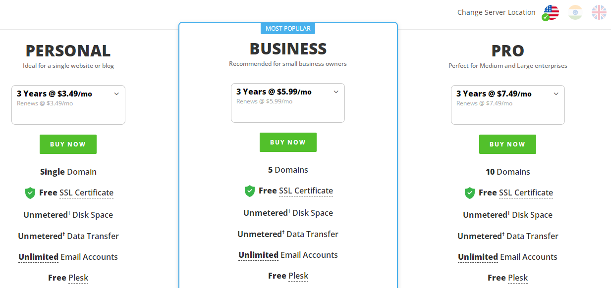 resellerclub美国Windows虚拟主机