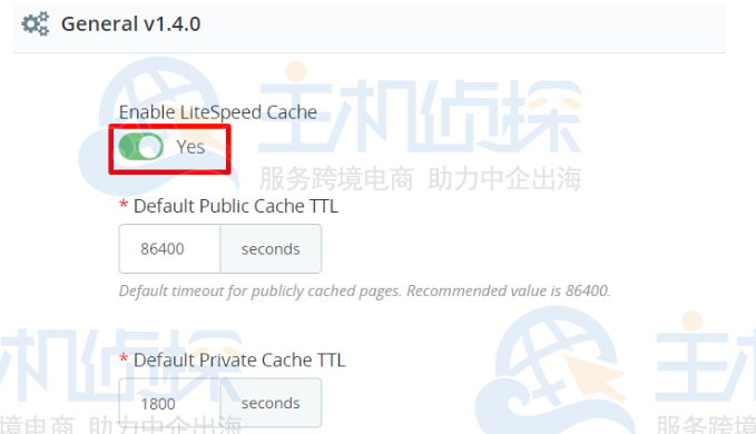 安装设置LiteSpeed Cache