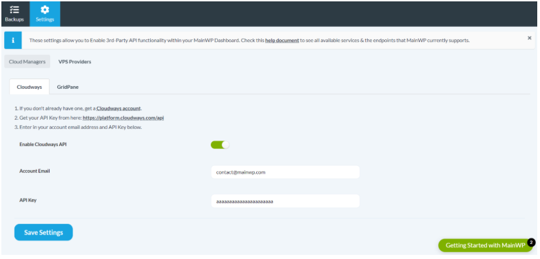 MainWP仪表板备份和恢复子站点教程